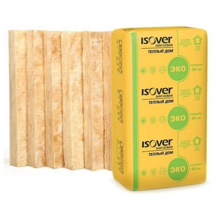 Утеплитель Isover Изовер Тёплый Дом Плита 50х610х1170 в Фёдоровском